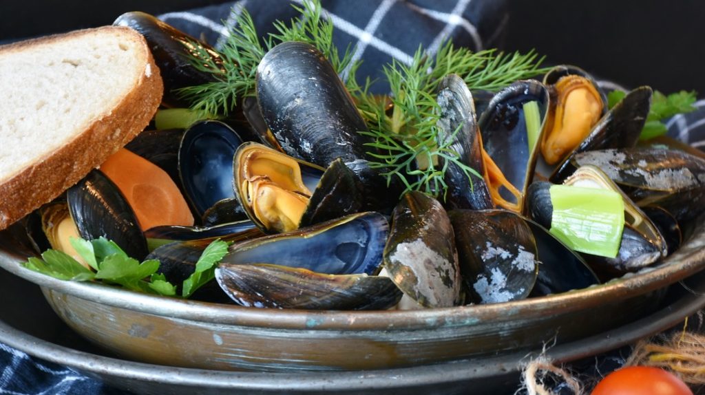 assiette de moules 