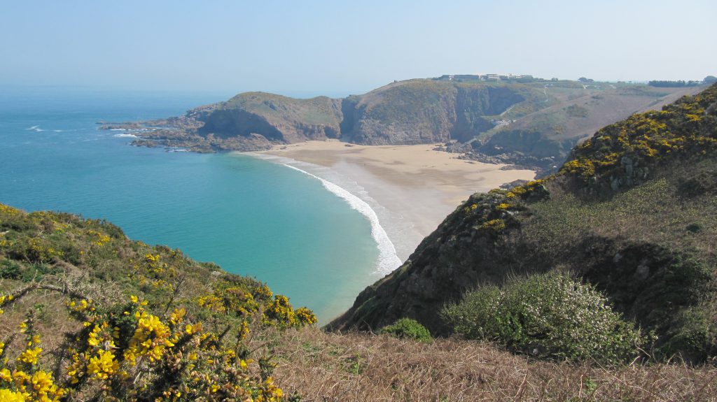 paysage bord de mer jersey