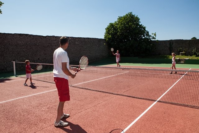 tennis camping normandie