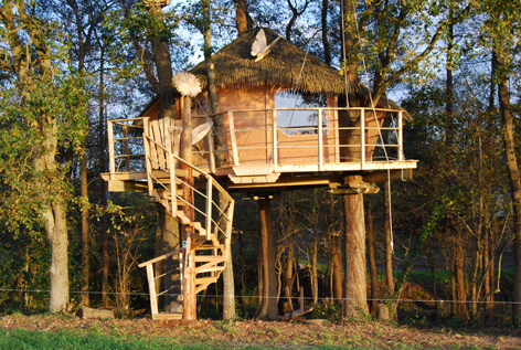 cabane dans les arbres 3 personnes