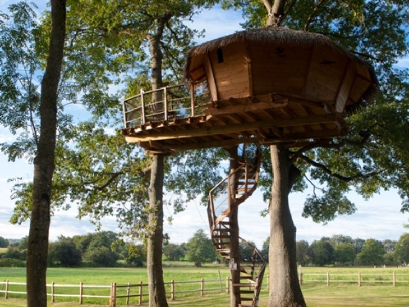 Boomhut Dam’oiseaux: origineel verblijf in de bomen voor 2 pers. of gezin