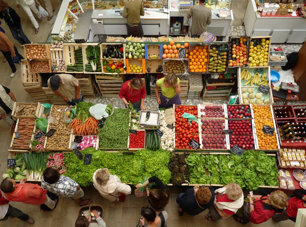 Les jours de marché et marchés d’été autour de Granville et du camping