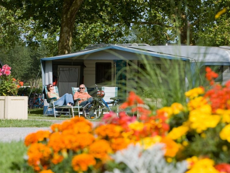 Stabilisierter Campingplatz für grosses Wohnmobil, Jullouville