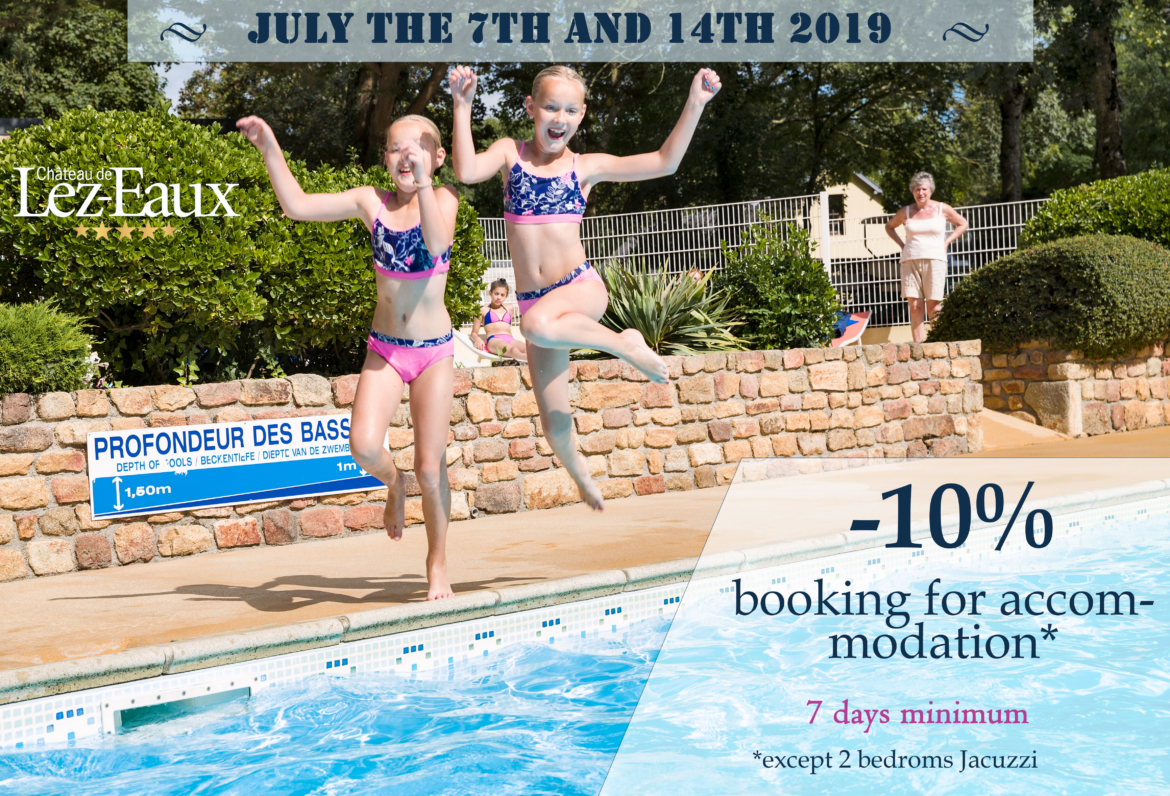 Save up 10% in july on your booking