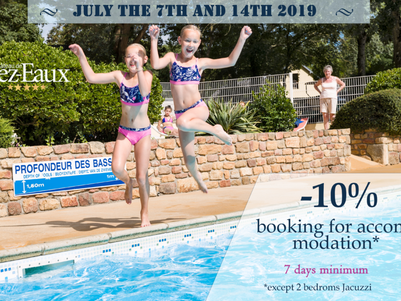 Save up 10% in july on your booking