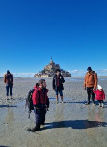 Traversée avec un guide de la baie du mont saint michel