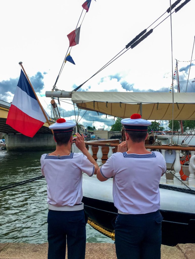 marins de dos Armada de rouen