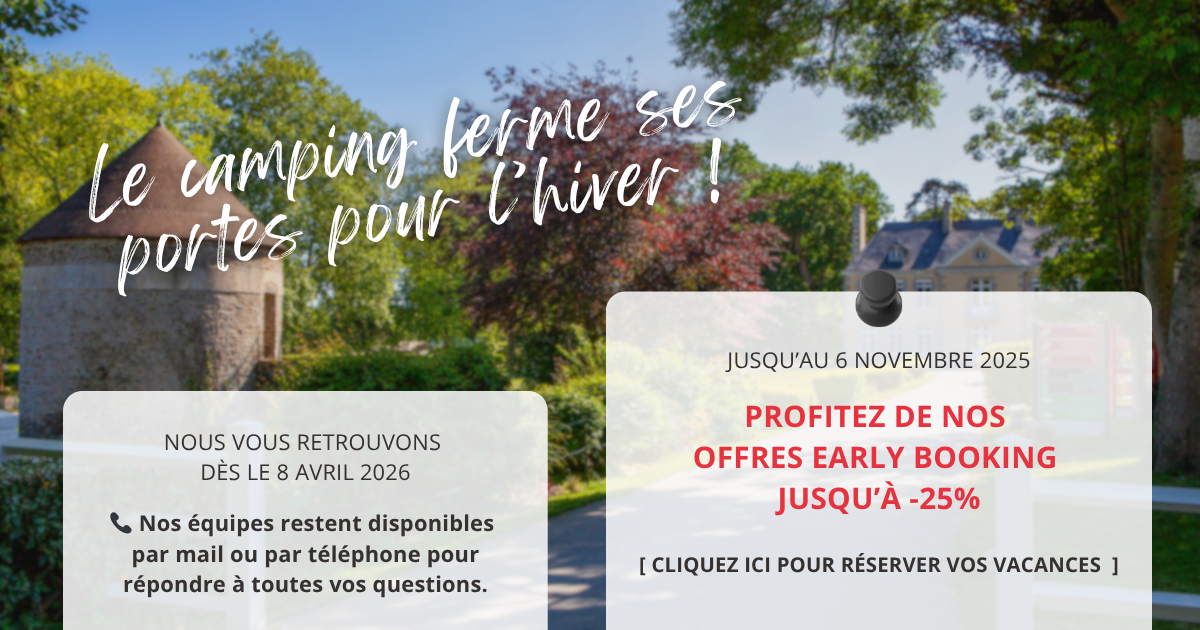 Camping fermé - Réservez 2026