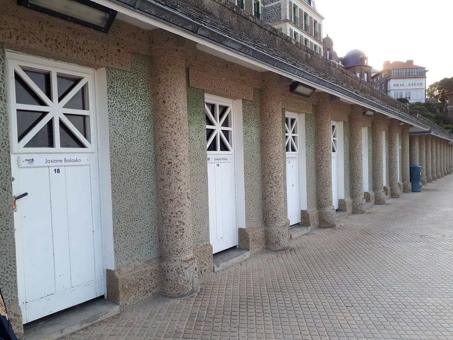 Cabines de plage Dinard - Villas balnéaires