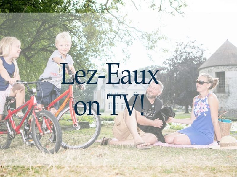 The Château de Lez-Eaux on the TV show « the dual life of architectural heritage” for the 2019 European Heritage days on the France2 channel.