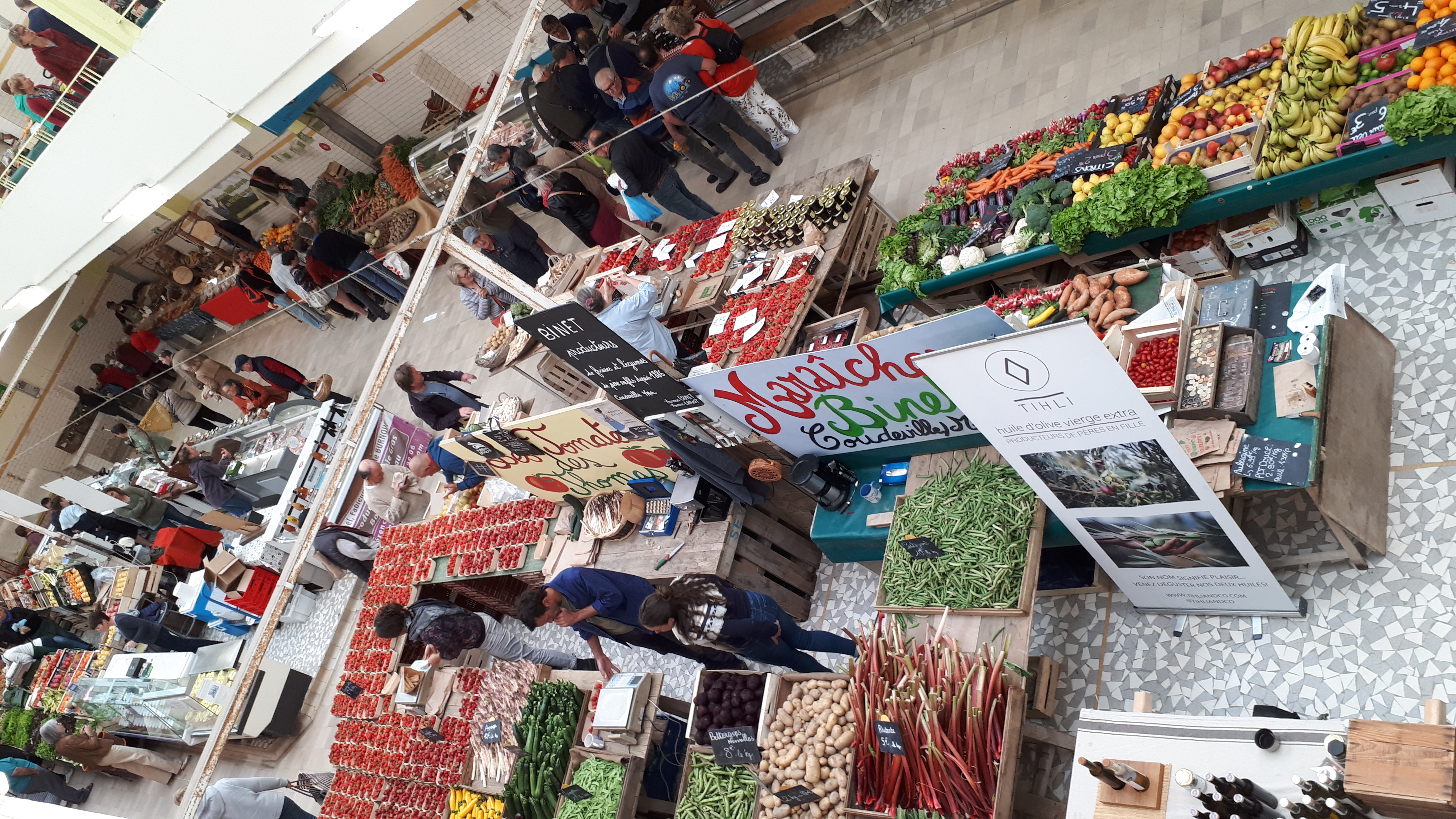 marché fruits et légumes