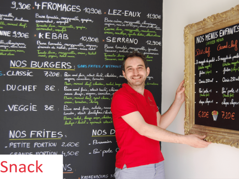 2025 Offre d’emploi snack du Camping Château de Lez-Eaux