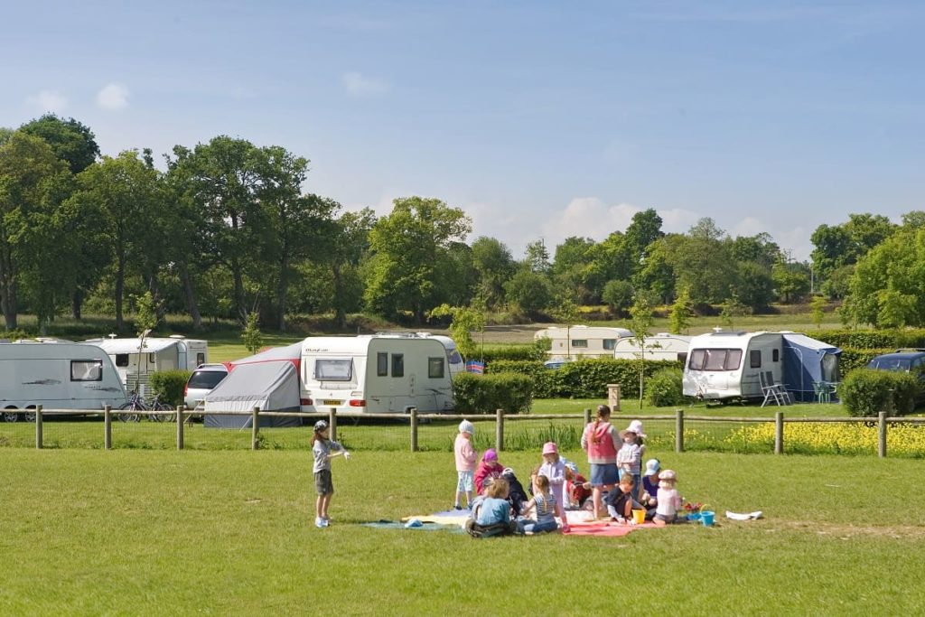 se retrouver en famille au camping