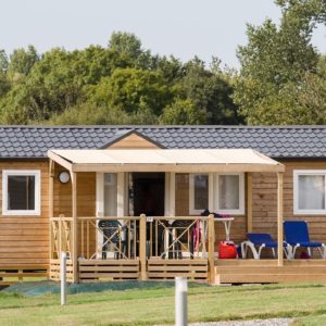 mobil home bois arampe acces handicapé