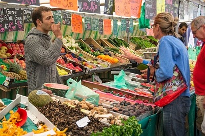 marché fruits et légumes