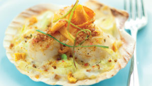 coquille saint jacques cuisinée