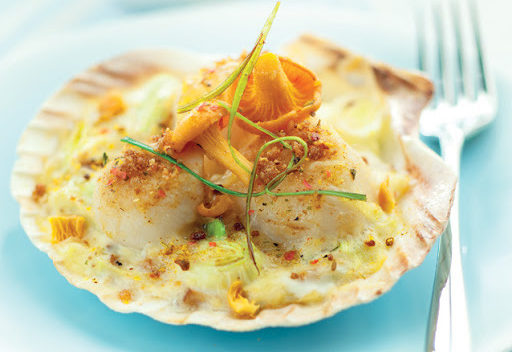 coquille saint jacques cuisinée