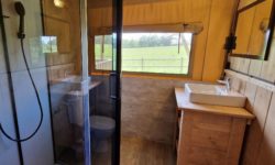 Glamping tent, family holiday lodge close to Granville