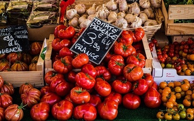 Marché Saint Pair sur mer Normandie